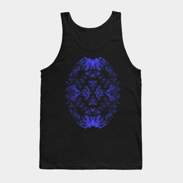 Carl Clarx Design - Back in Blue Tank Top by Carl Clarx